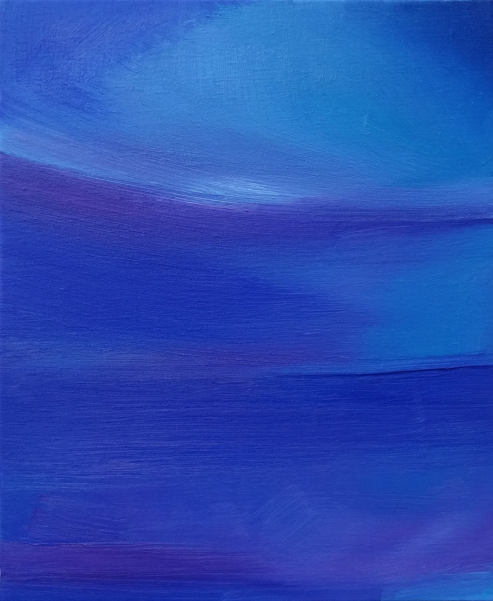 Cień, 2015, olej na płótnie, 33 × 40 cm