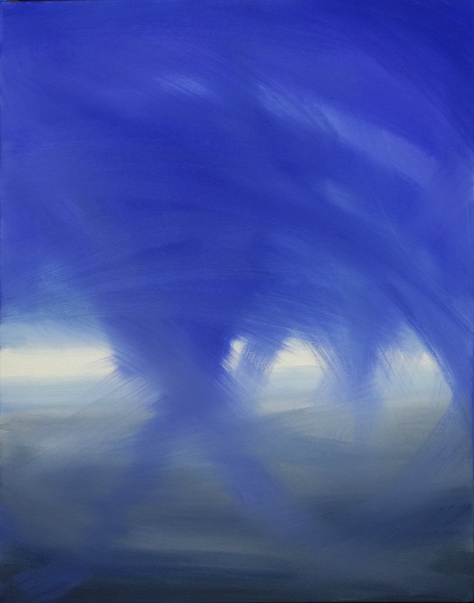 Poszukiwania, 2014, olej na płótnie, 50 × 65 cm