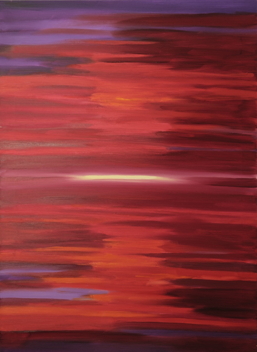 Puls, 2020, olej na płótnie, 73 × 100 cm